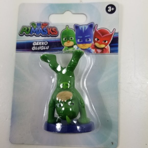 PJ Masks Action Figures Cake decoration set approximately 2" + - Picture 9 of 11
